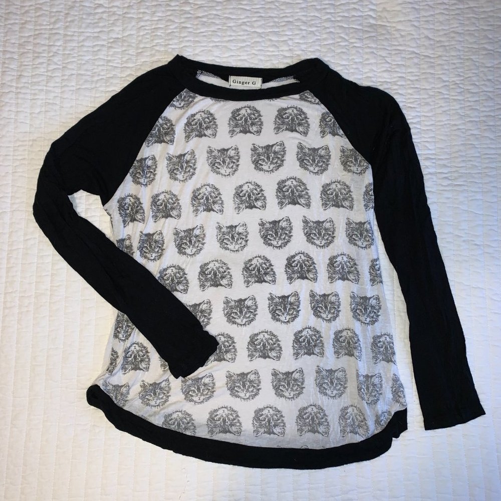 Ginger Cat Long Sleeve Tee